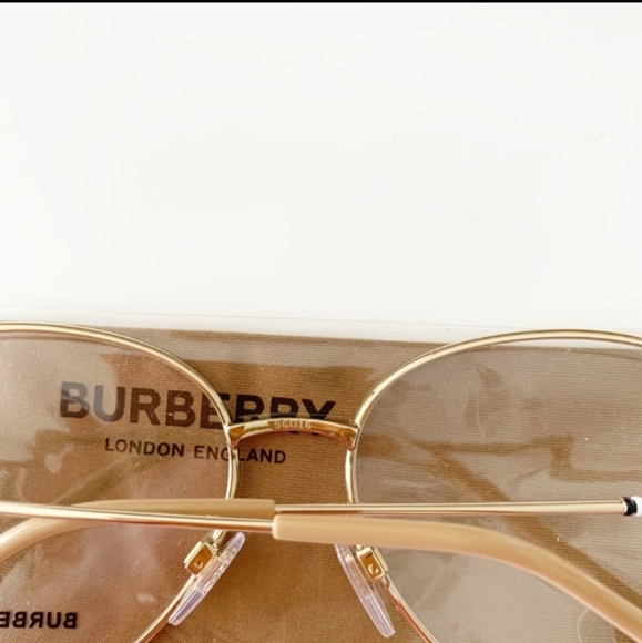 BURBERRY CLEAR LENSE GLASSES NEW WITH CASE FULL INCLUSION - Picture 5 of 12